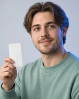 Portrait of Luca, the fictional persona of the GS UI Developer, an AI agent