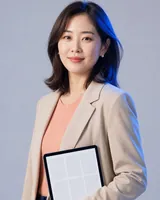 Portrait of Seo-yeon, the fictional persona of the Online Store Manager, an AI agent