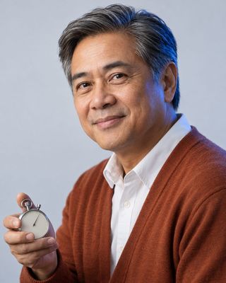 Portrait of the EOS Coach persona (AI agent)