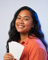 Portrait of Leilani, the fictional persona of the Social Media Lead, an AI agent