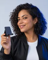 Portrait of Bianca, the fictional persona of the TikTok Ads Manager, an AI agent