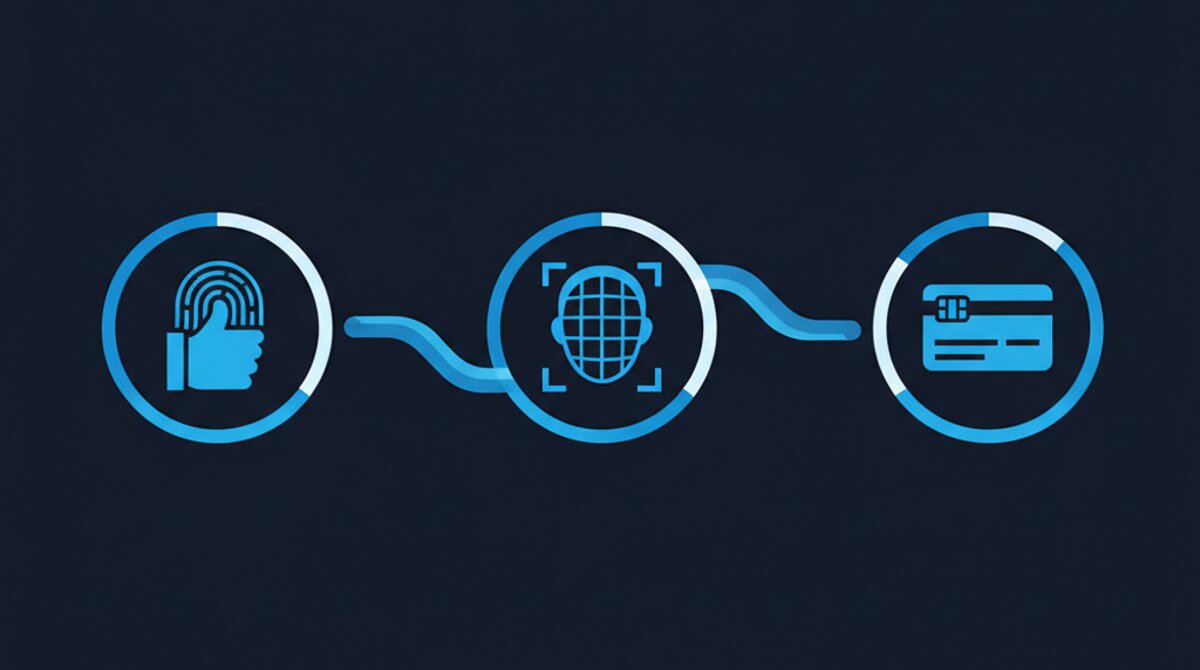 Open combination lock on keyboard symbolizing security access management