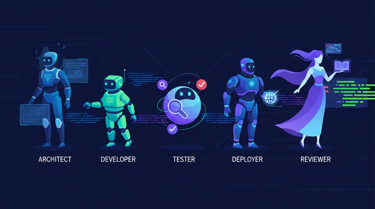 Multi-agent AI development system